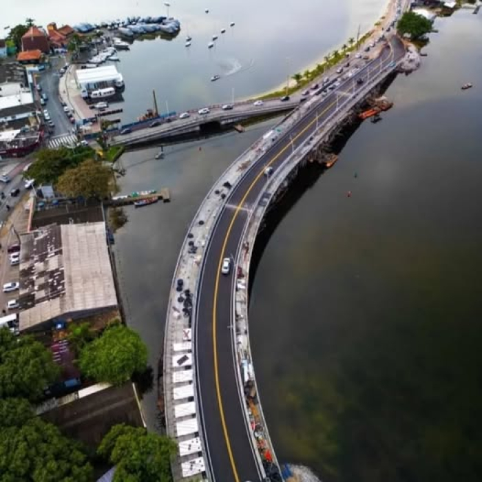 Nova ponte da Lagoa da Conceição é inaugurada parcialmente em Florianópolis