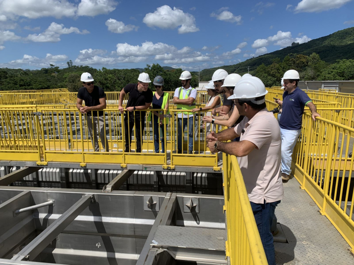 Obra da ETA Biguaçu avança e se torna referência técnica em Santa Catarina