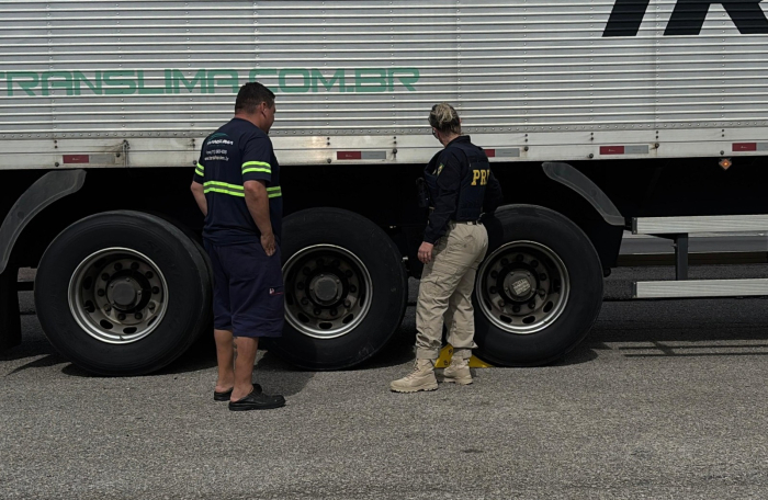 PRF intensifica fiscalização de freios em veículos pesados em Santa Catarina