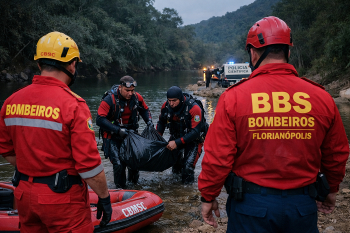 Adolescente de 16 anos morre após afogamento em rio de Santo Amaro da Imperatriz