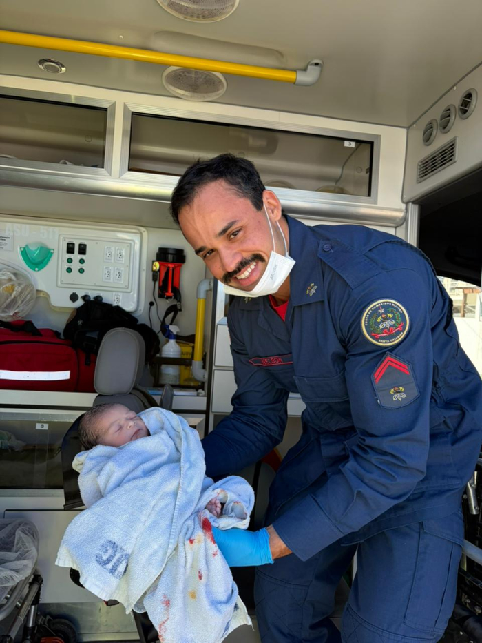 Parto de emergência é realizado por equipe do CBMSC em Picadas do Sul