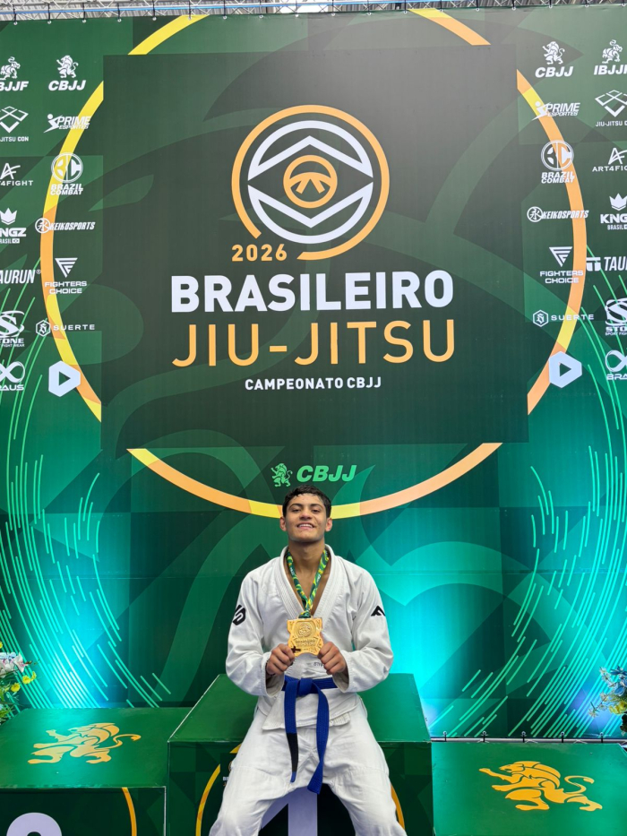 Biguaçu no topo: atleta conquista título brasileiro de jiu-jitsu e mira Mundial nos EUA