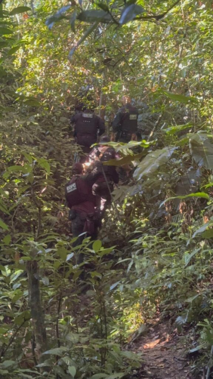 Restos mortais são encontrados durante buscas da Polícia Civil em São José