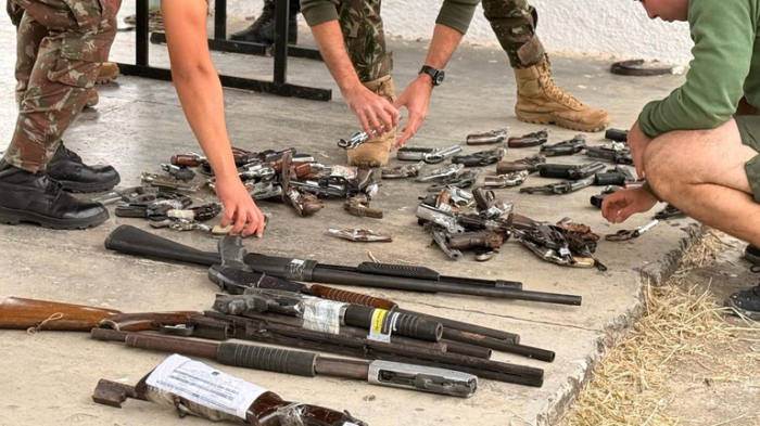 PF destrói 70 armas de fogo em Santa Catarina