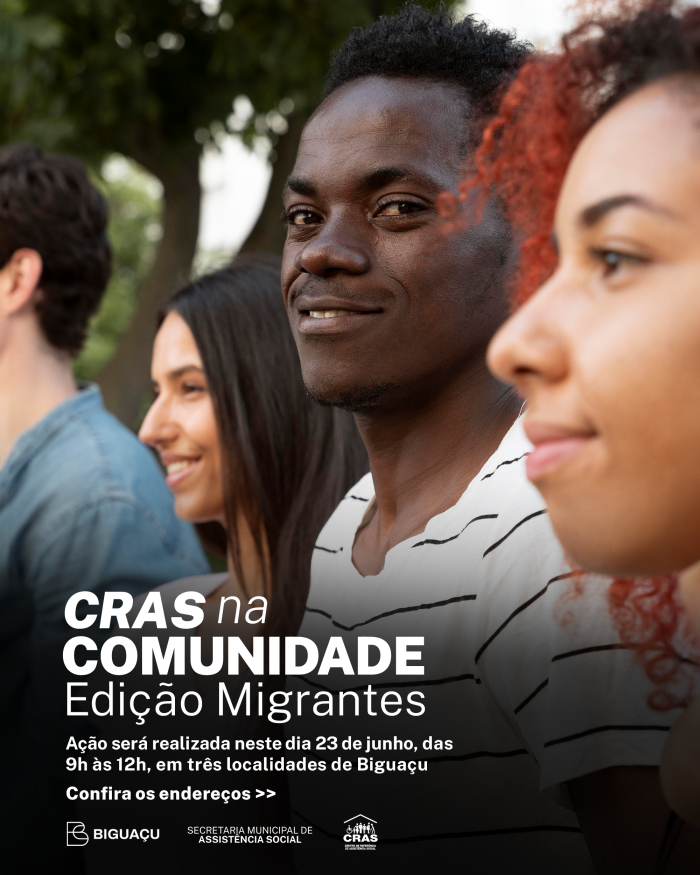 CRAS na Comunidade terá edição dedicada a migrantes em Biguaçu