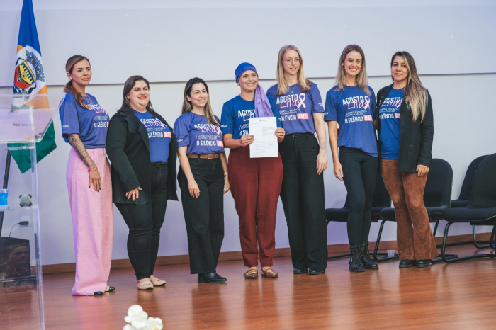 “O Silêncio Mata”: campanha Agosto Lilás de Biguaçu reforça importância da denúncia e da informação no combate à violência contra as mulheres