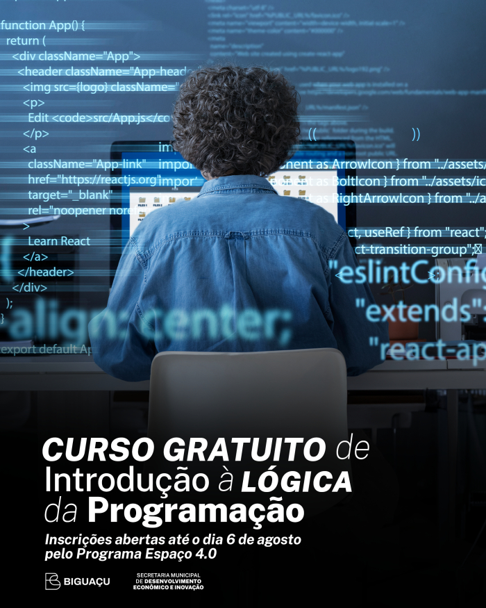 Programa Espaço 4.0 oferece curso gratuito de Introdução à Lógica da Programação 