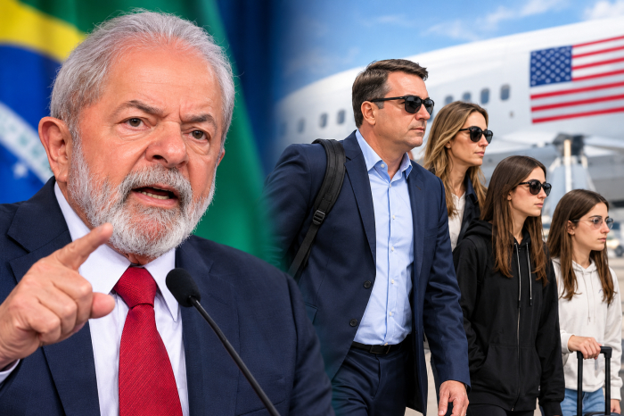 Lula critica ida de Flávio Bolsonaro aos EUA